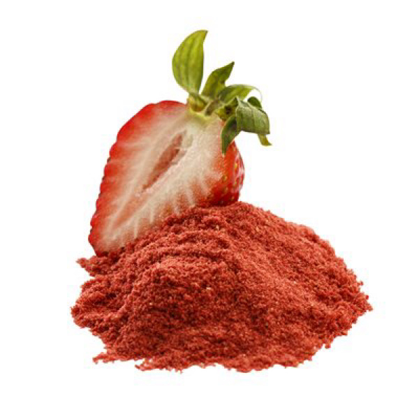 Pulvérisation de poudre de fraise séchée